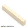 A1A2 2Pcs/lot Musical Instruments Bone Nut For Electric Guitar Bone Nut Saddle Guitar Parts White Guitar String Pillow