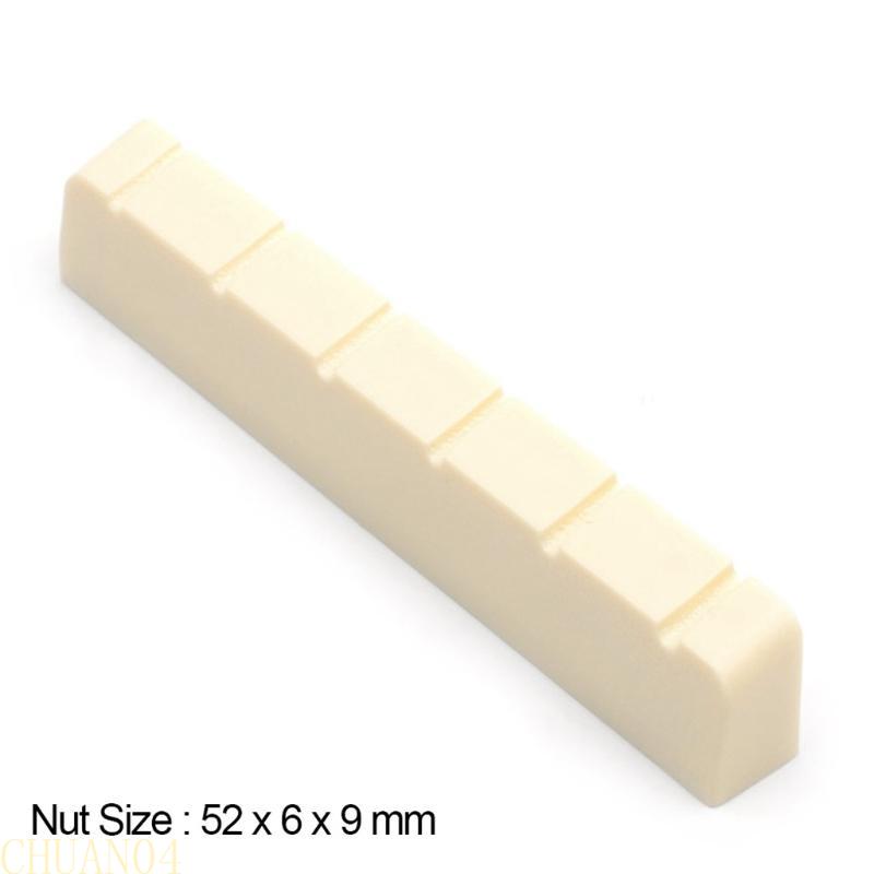 A1A2 2Pcs/lot Musical Instruments Bone Nut For Electric Guitar Bone Nut Saddle Guitar Parts White Guitar String Pillow