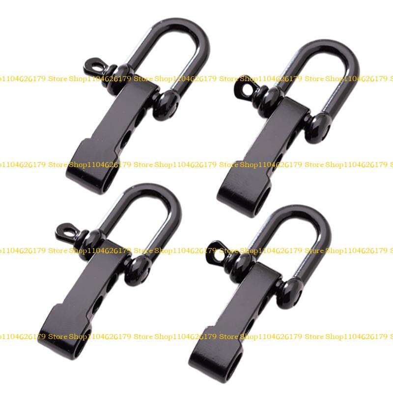 

A1A2 4Pcs Umbrella Cord Buckle Adjustable D Shape Buckle D Shape Buckle for Outdoor Umbrella Cord Bracelet Paracord Camping чорний