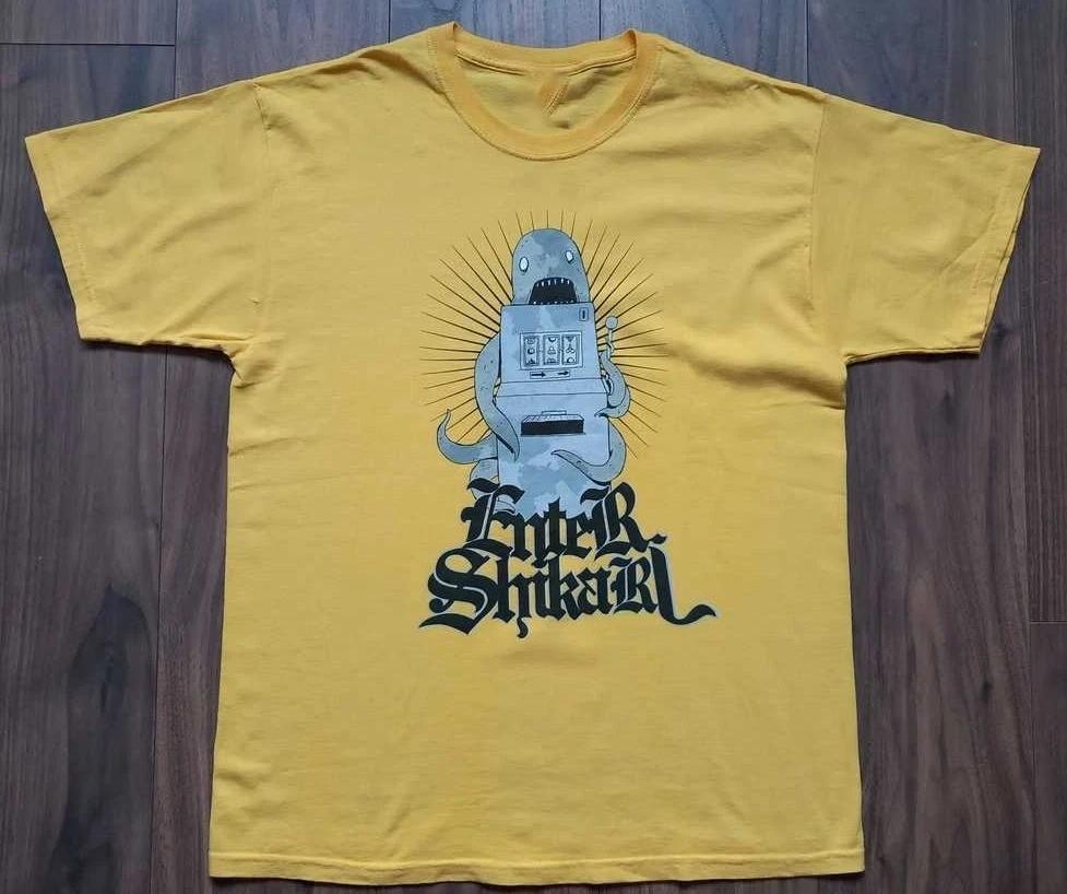 Enter Shikari Band Short Sleeve T-shirt, size S-5XL Yellow Color MI373 Unisex T-Shirt XXL