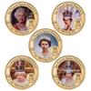 Medaglia commemorativa della Regina Elisabetta II, collezione di monete commemorative, artigianato in metallo