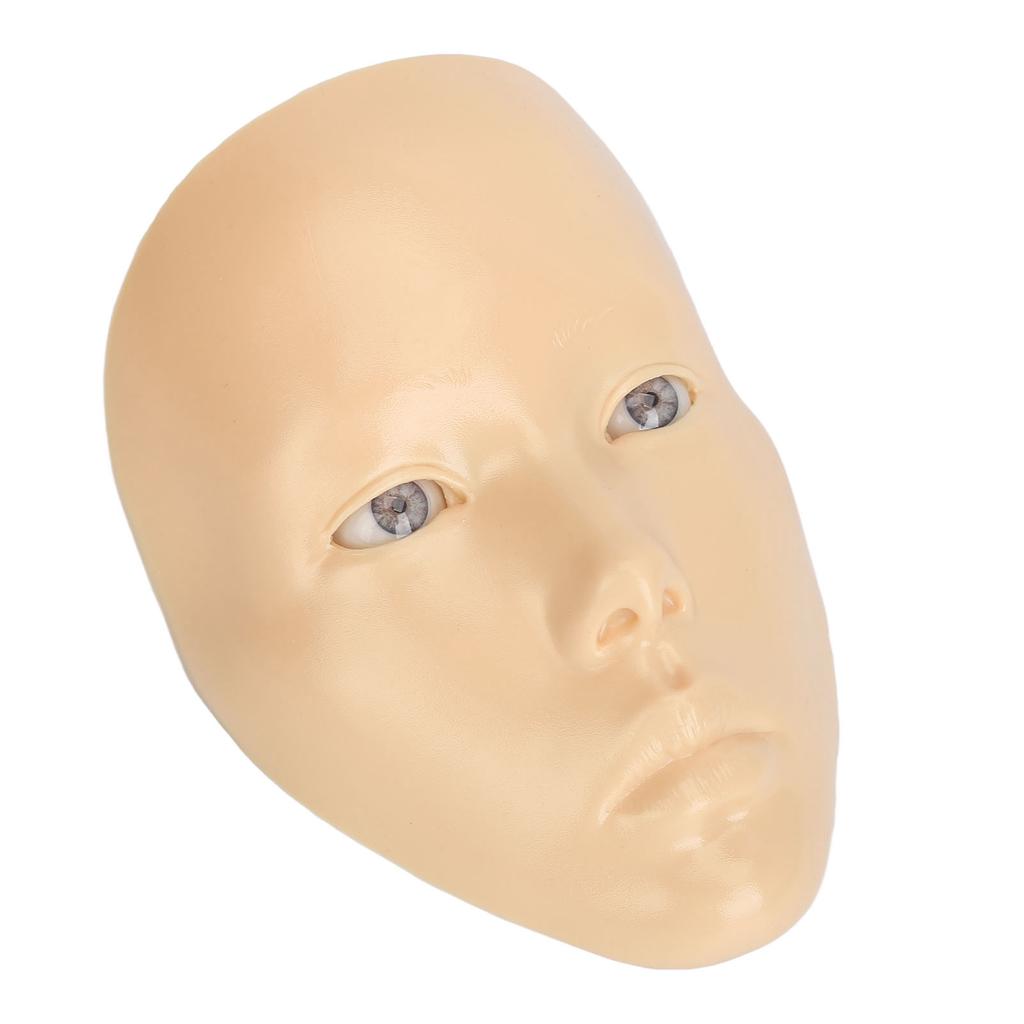 5D Silikon Make-Up Praxis Mannequin Set Wiederverwendbare Make-Up Volle Gesicht mit Falsche Wimpern Stehen