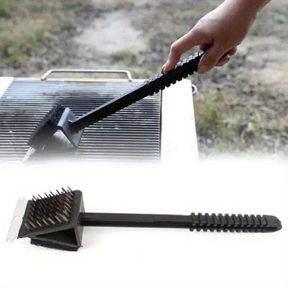 Copper Wire Bristles BBQ Cleaning Brush 3in1 Barbecue Cleaner Cleaning Brush  Outdoor Bbq