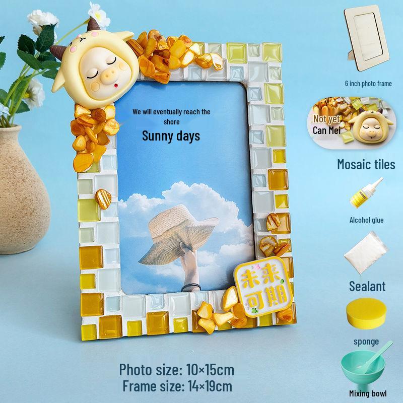 

Набір для створення мозаїчної фоторамки своїми руками для дітей - 5 до 8 дюймів