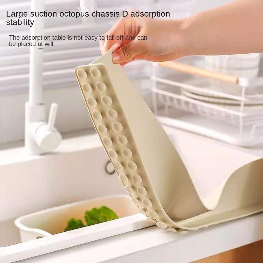1/2pcs with Suction Cup Pool Sink Baffle Splash Guard Oil-Proof Waterproof Screen  Kitchen Gadget