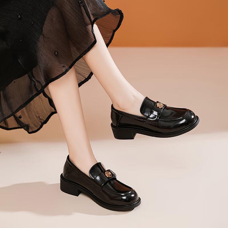 Daphne Women s Retro Camellia Loafers 36
