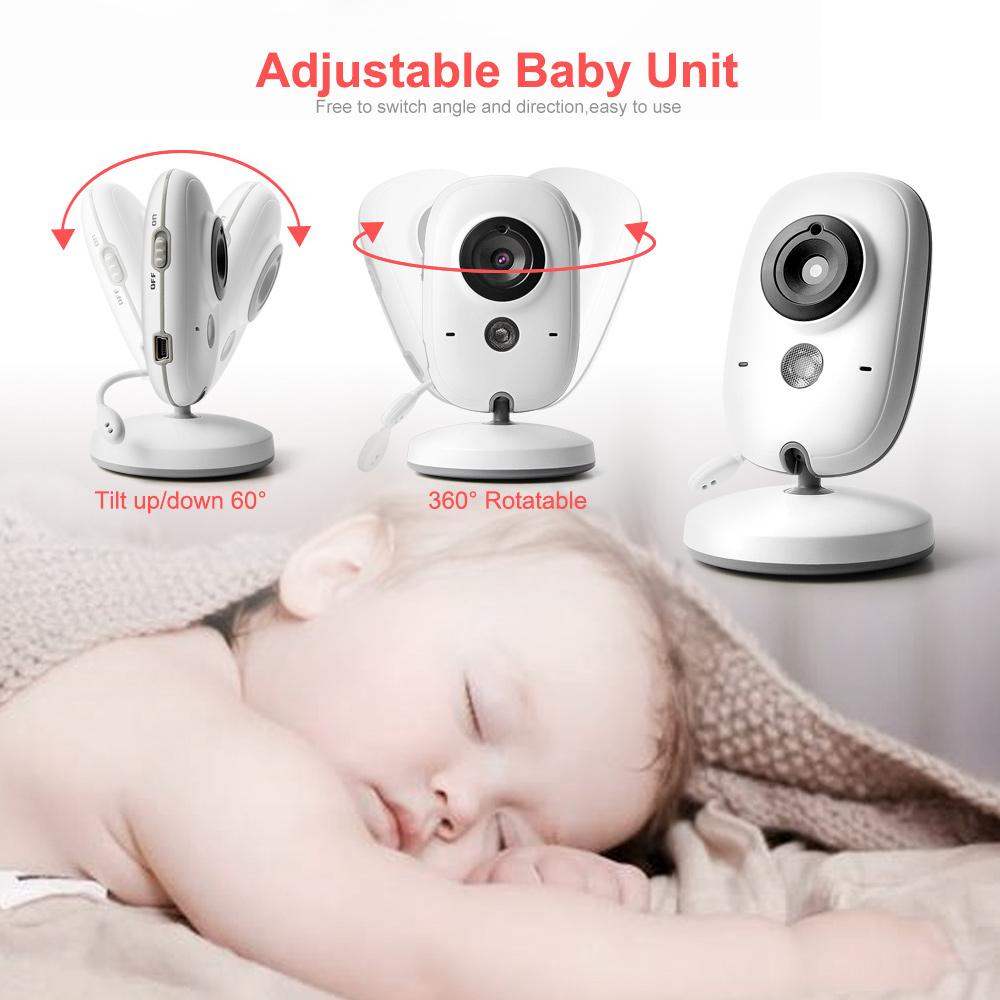 VB603 Wideo Baby Monitor 2.4G Bezprzewodowy Z 3.2 Calowym LCD Dwukierunkowa Rozmowa Audio Noktowizyjna Kamera Bezpieczeństwa Niania