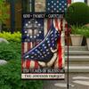Custom Family Name God Family Country Garden Ag Patriot 1776-2026 USA AAV