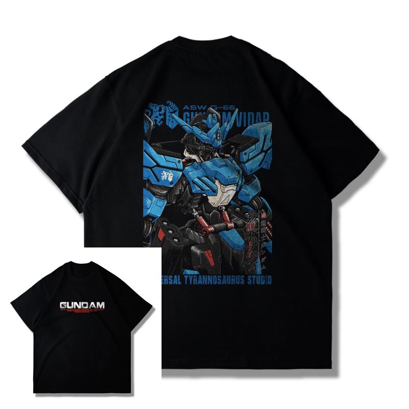 Gundam Graphic T Shirts Man Summer Y2k Clothes Womens Oversized Short Sleeve Tee Casual Anime Streetwear Brand Clothing Tops