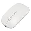 Wireless USB Mouse Rechargeable Low Noise Wireless Computer Mouse for Work Study Leisure Time White