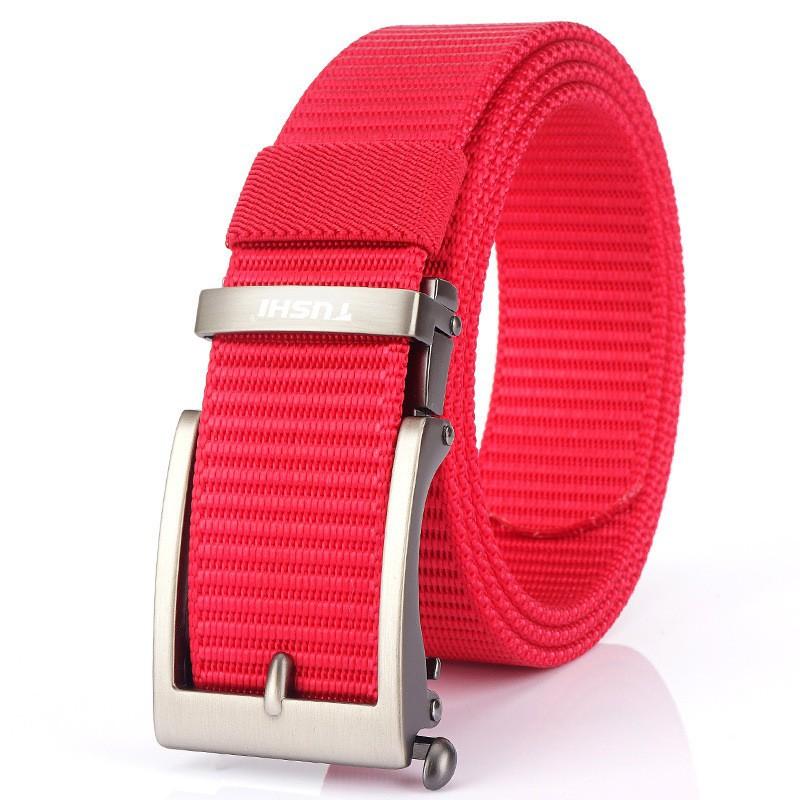 3.5 Nylon Belt Men's Canvas Young Students Korean Automatic Buckle