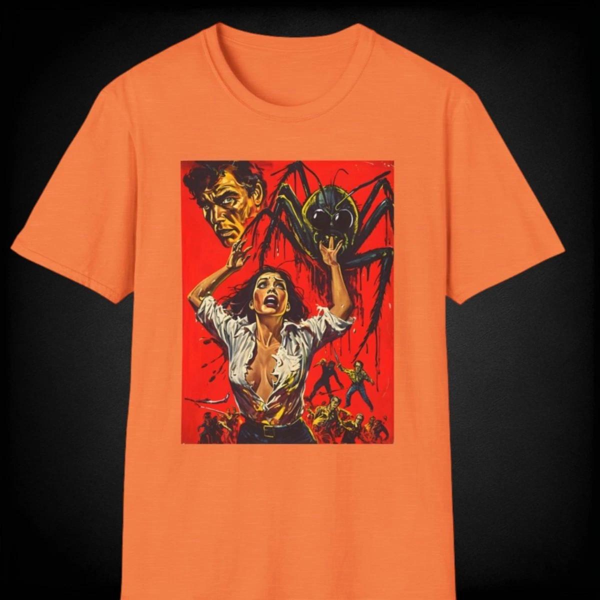 Retro Horror Movie Unisex T-Shirt, Spooky Graphic Tee, Perfect for Halloween 3XL