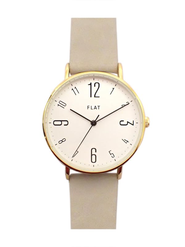 

[Follow] Watch FLAT Simple Belt H02118S-1 GY Women s Gray