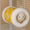Super Soft Hamster Plush Tunnel Warm Hamster Hammock Hanging Tunnel Nest  for Guinea Pig Mice
