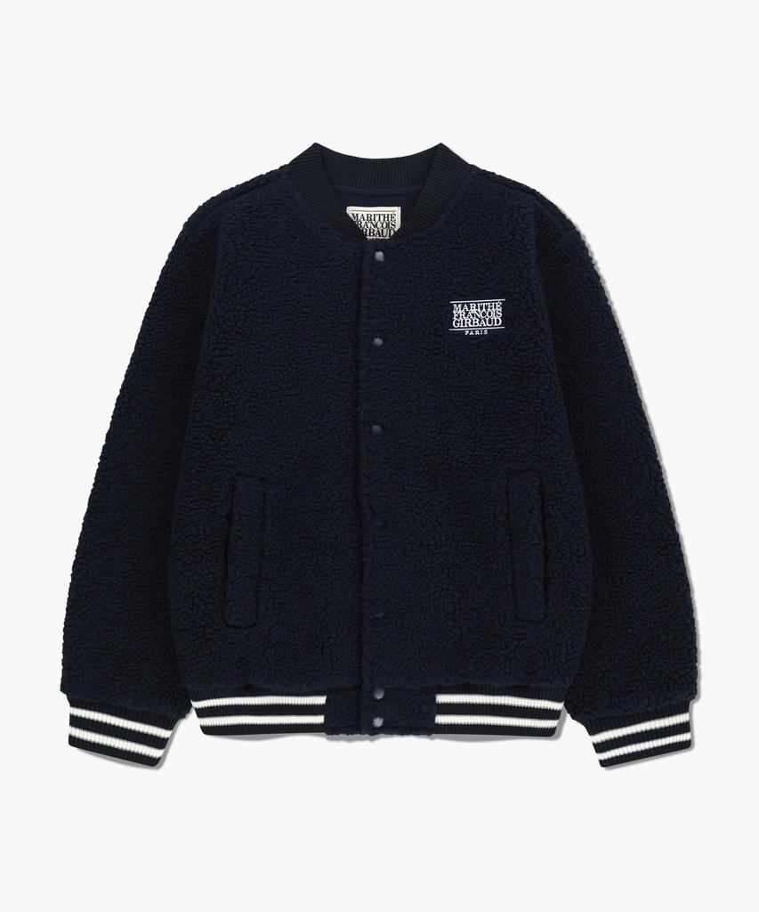 Marith + Franois Girbaud Fleece Varsity Jacket Navy