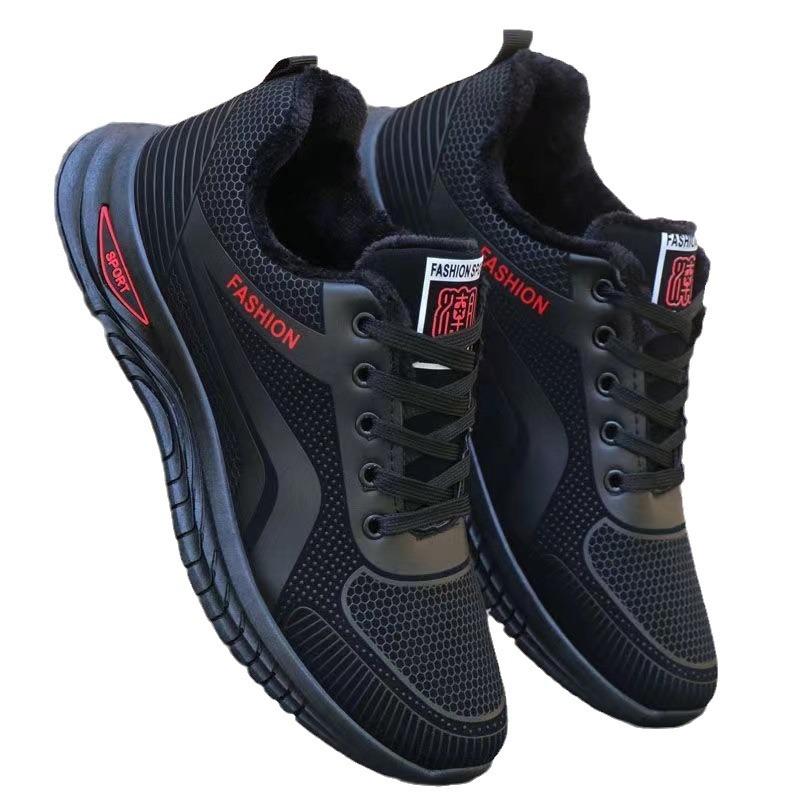 Foreign trade autumn and winter new men's shoes student sports shoes men's work shoes casual running shoes single cotton shoes