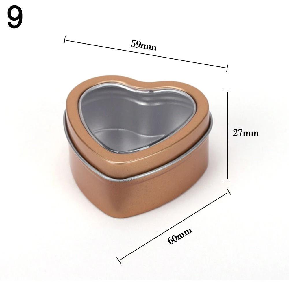 1Pc Refillable Tea Cans Metal Box Aluminum Tin Jar Nail Candle Cosmetic Container Candy Packaging Lid Storage Box for Cream Balm