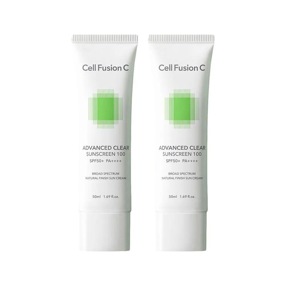 

Cell Fusion C Advanced Clear Sunscreen 50 мл x 2 Базовый солнцезащитный крем Защита от УФ-излучения