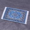 1Pcs Miniature Dollhouse Carpet Turkish Style Playing House Mini House Decor Floor Miniature Weaving Rug Doll Accessories