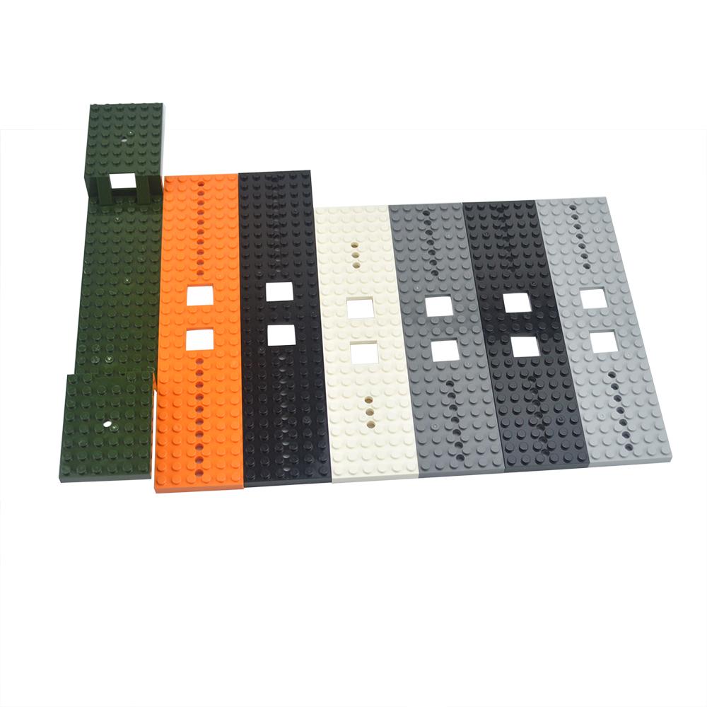 MOC High-Tech Train BasePlate 6x28 6x24 Dots Building Blocks Car Truck Bottom Plate