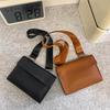 Unisex Korean Style Trendy Square Crossbody Bag Neutral Shoulder & Phone Envelope Bag