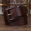 Anti-Allergy Belt Men's Leather Pin Buckle First Layer Cowhide Simple All-Match Business Youth Casual Pants Belt