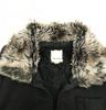 Diesel Fur Collar Padded Blouson Outer Short Coat / Men's XS / Black / Boa Lining(USED)