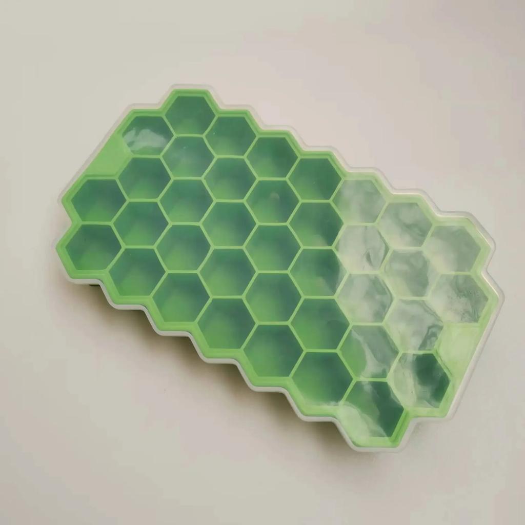 15 Grid Silicone Ice Cube Maker Easy-Release Square Shape Ice Cube Trays Molds Kitchen Bar Pub Wine Ice Blocks Maker Mould Tools