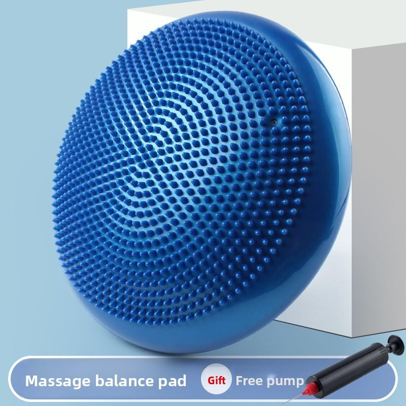Yoga Balance Mat PVA Material Core Training Foot Stepping Air Cushion Semi-circular Balance Ball Thickened Exercise Equipment