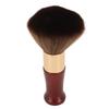 Portable Design Neck Duster Brush Ergonomic Wooden Handle Hair Cut Neck Brush  Barbers