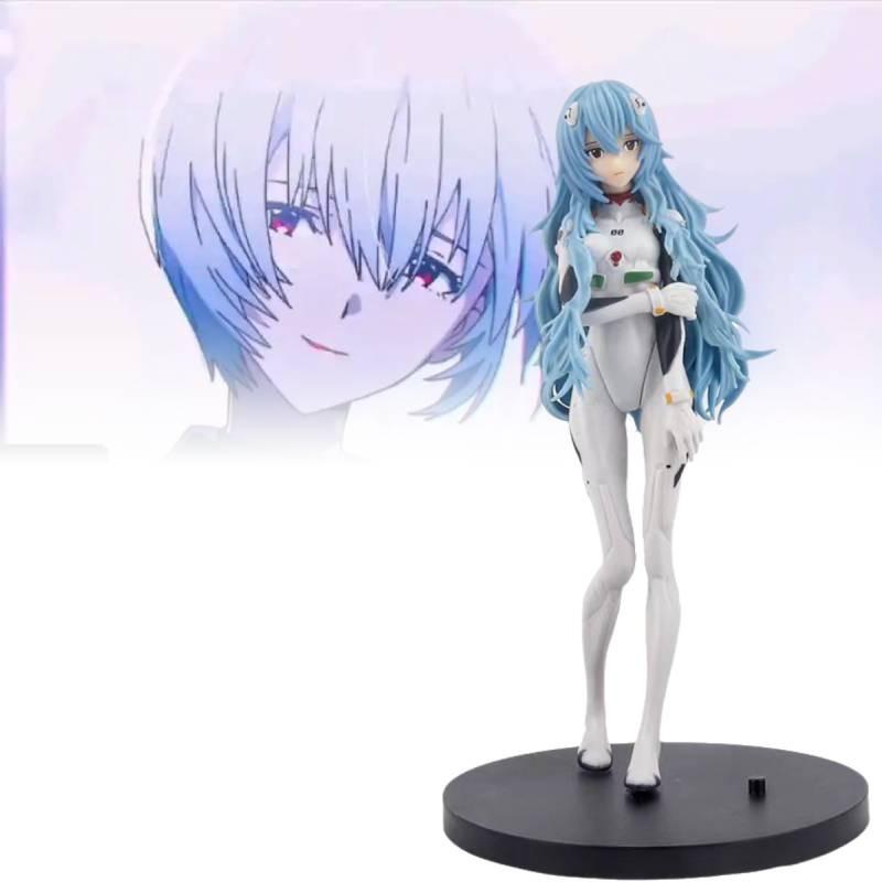 Beautiful Girl Series Eva Long Hair Red Outfit Asuka And Standing Rei Ayanami Figure Model For Anime Collectors