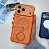 iPhone 17 Pro Max Magnetic Case with 360° Rotating Stand & Heat Dissipation
