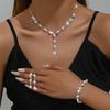 Meier Trendiges Mode-Schmuckset - Halskette, Ohrringe und Armband