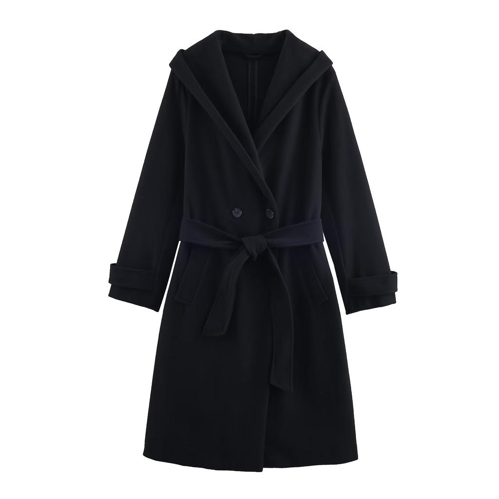 European and American style, new women's clothing, fashionable, casual soft hooded coat jacket 3046273
