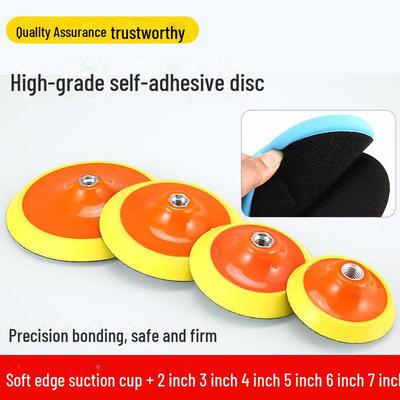 Self-Adhesive Flocking Suction Cup Velcro Sandpaper Disc for Woodworking and Polishing
