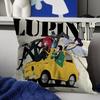 Adventure Story LLupin The Third Cushion Cover Car Throw Pillow Case For Sofa Car Christmas Gift xcm xcm