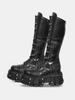 Fashion Vintage Rivet Women Trouser Legs High Boots Fashion Punk Style Shoes Autumn Winter Thick Heel Ladies Knight Long Booties
