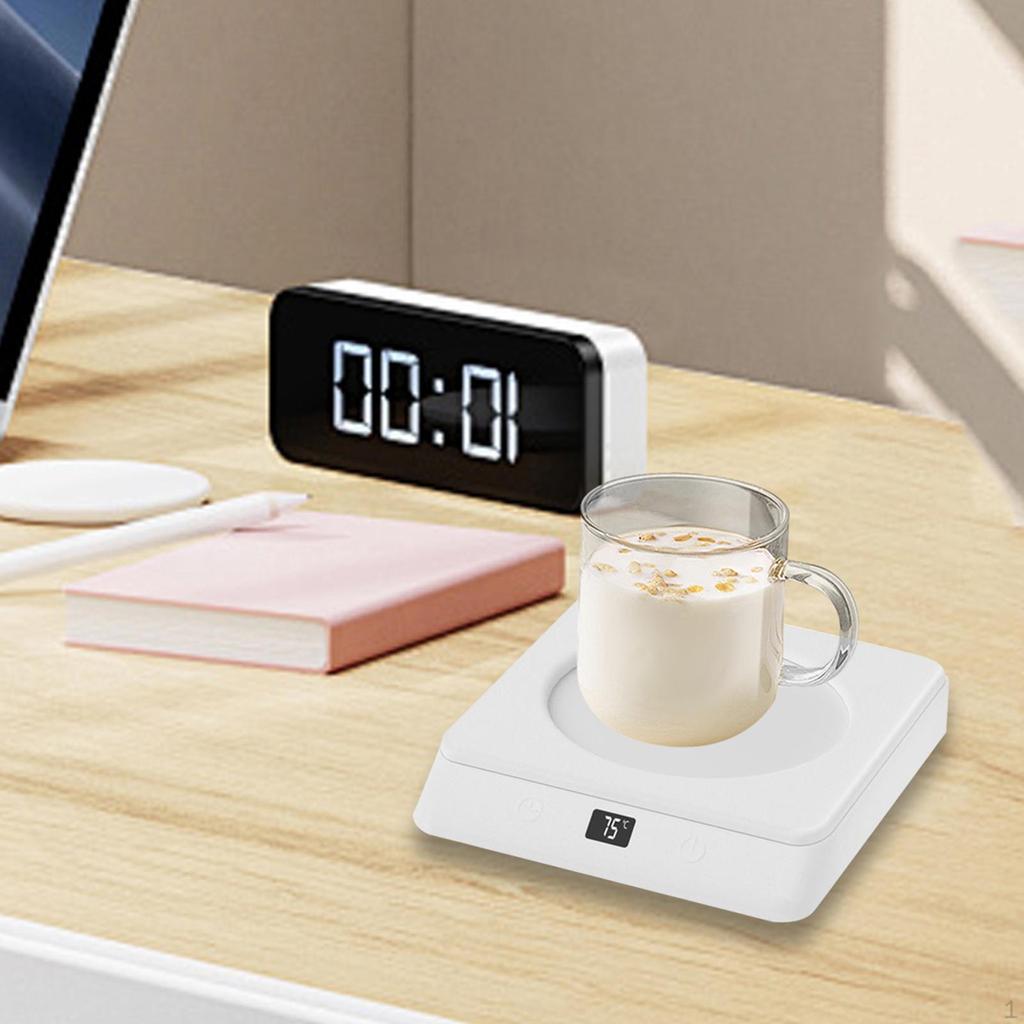Beverage Warmer with Temperature Control, Ideal for Ceramic Cups and Milk