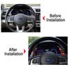 Manetki zmiany biegów do Subaru XV Legacy Forester Outback Impreza WRX STI Levorg Samochodowe przedłużenie manetek zmiany biegów na kierownicy DSG Naklejka Styling