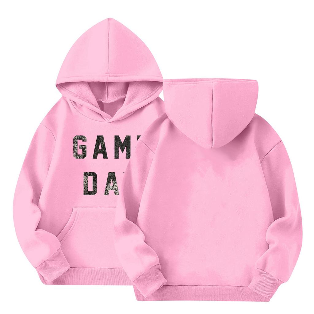 Cute Hoodies For Teen Children Trendy Preppy Hooded Sweatshirts Oversized Long Sleeve Shirts Clothes For Children