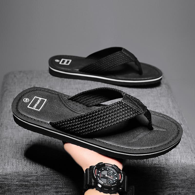 New Men's Slippers Outdoor Flip-flops Popular Sandals Soft Sole Non-slip EVA Beach Seaside Leisure High Quality Men's Flip-flops