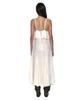Partimento Woman Ruffle Lace Trim Flare Slip Dress_Ivory