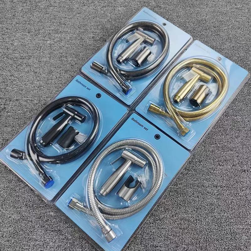 304 Stainless Steel High-Pressure Bidet Shower Head Spray Gun Set