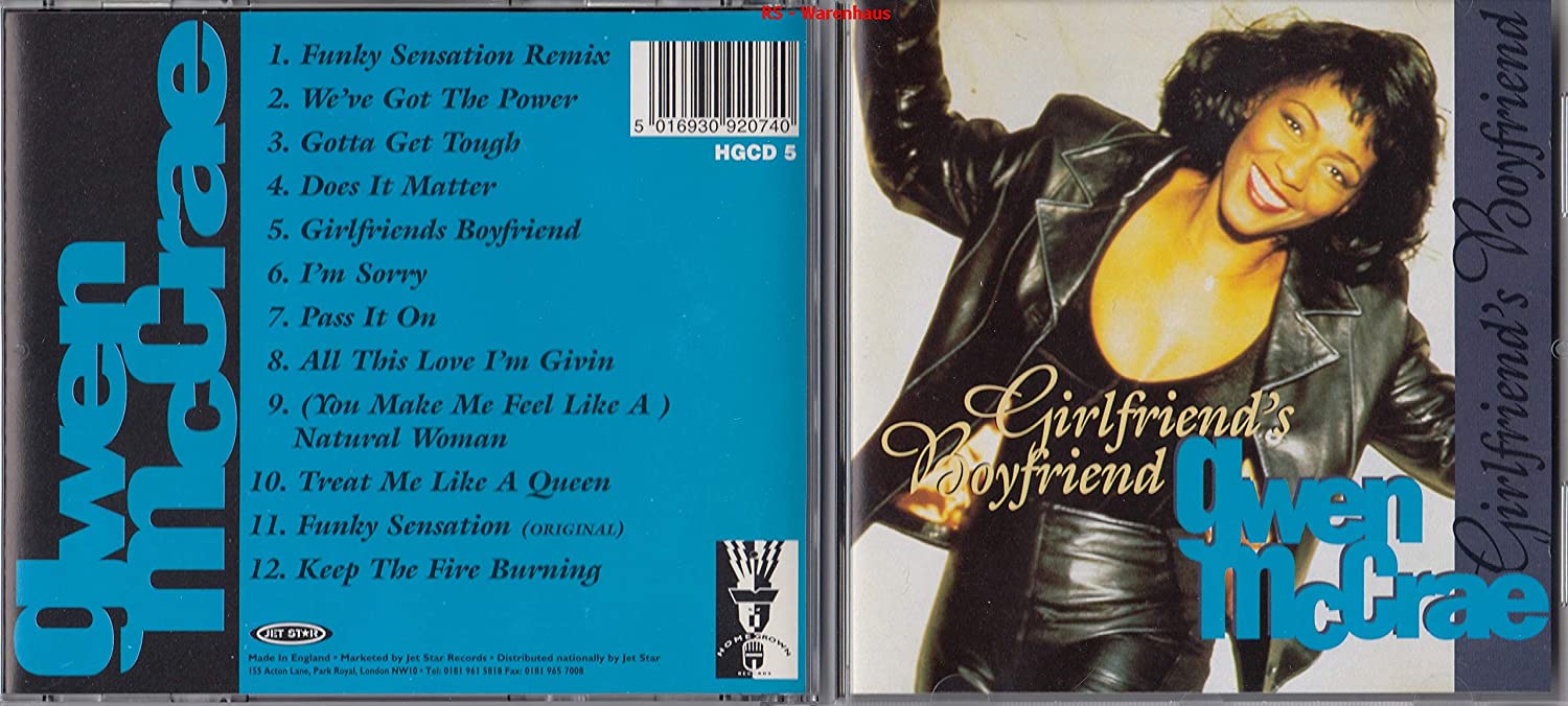 

CD GWEN MCCRAE - Girlfriend s Boyfriend HGCD5 UK Soul/Funk Used