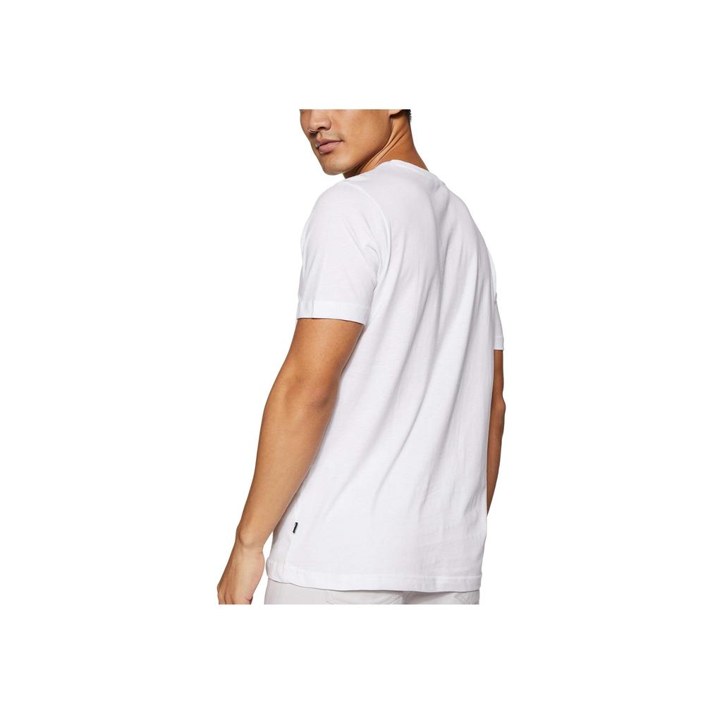 Puma Casual Sports Letter Print Round Neck Breathable Short Sleeve T-Shirt Men Tops White 844612-02