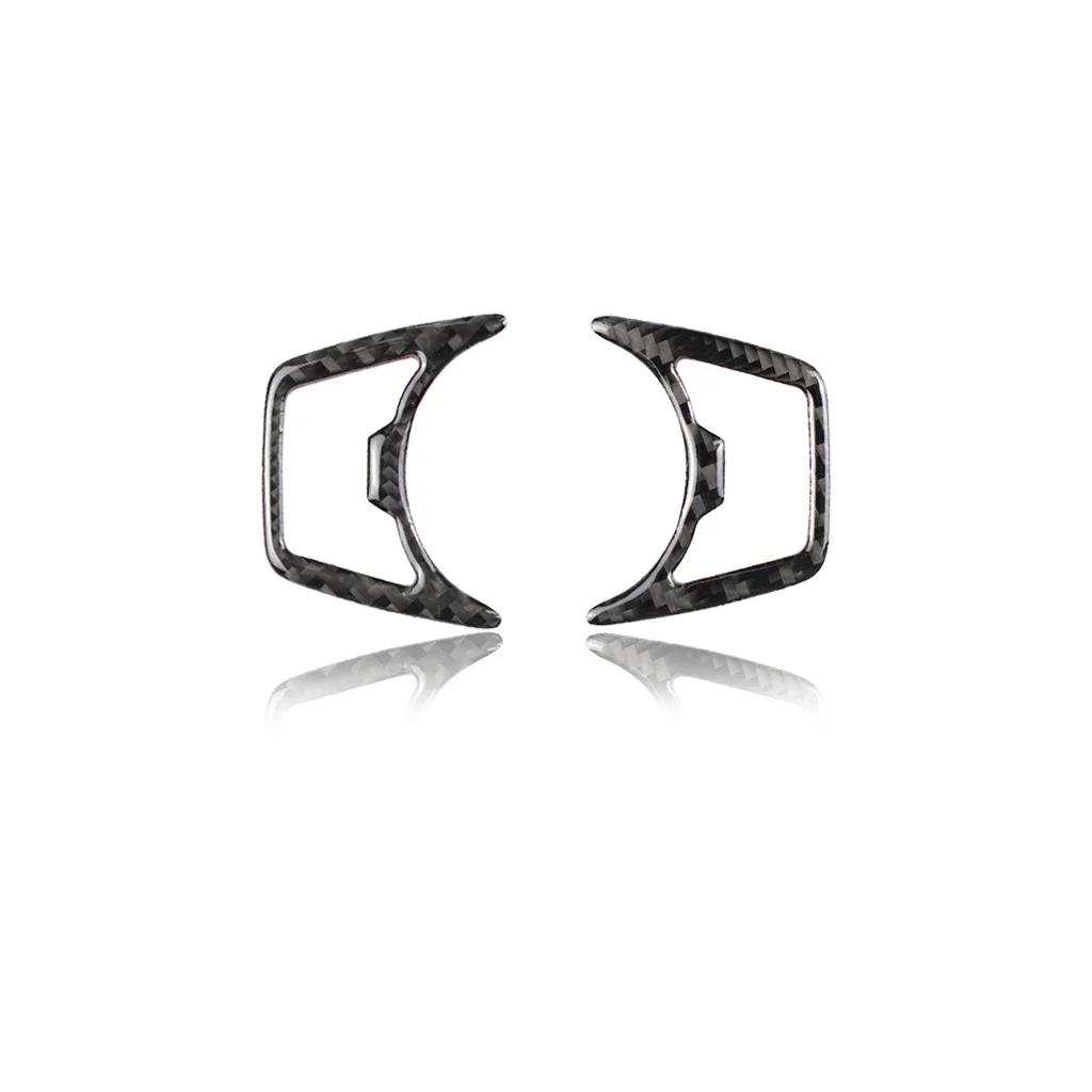 For Ford Mustang Headlight Switch Cover Trim Sticker Car Styling Interior Accessories 3D Carbon Fiber Protector Car Decals