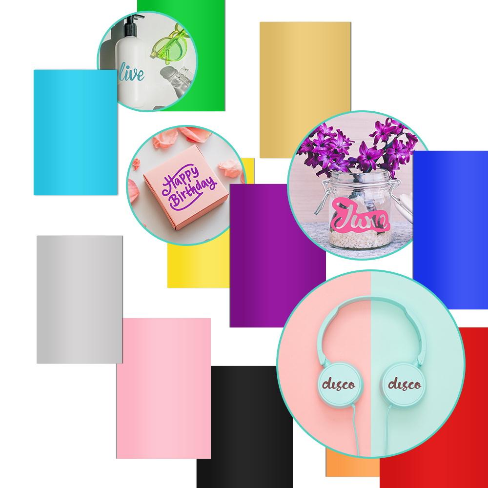 Coolinbo"s Standard Box Set 12pcs Sticker + 12pcs Heat Transfer Film for Party Decoration Sticker