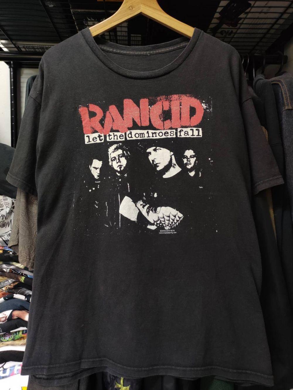 Rancid And Out Come the Wolves Black Band Black Unisex Shirt S-5XL WA0936 XXXXL