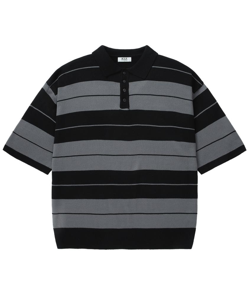 N.Y.P Charlie Brown Polo Knit Man (Charcoal)