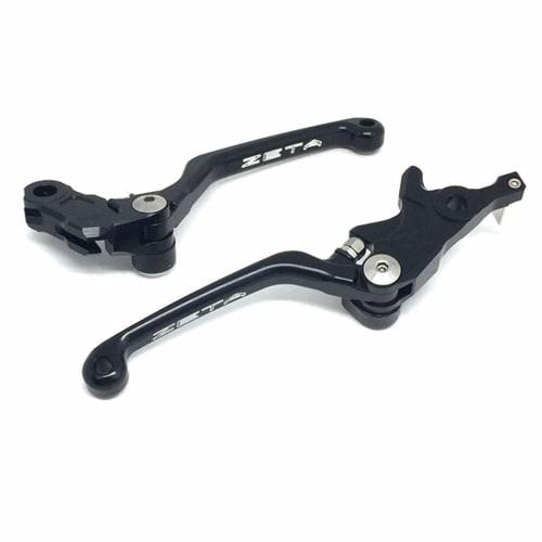 

ZETA HONDA CL250 23, CL500 23, GROM 13-23, MONKEY125 19-22, CB125R 18-21, CB250R 18-19, CBR250R 11-18, CBR400R 13-21 Pivot Street Lever Set Black F5
